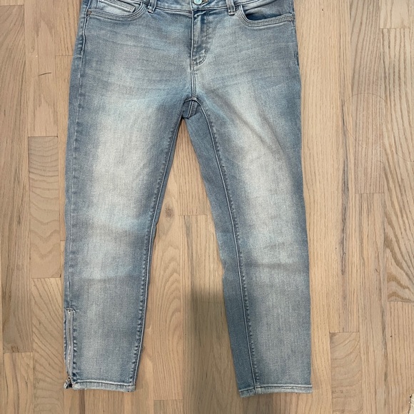 White House Black Market WHBM Demin Zipper Jeans 6 - Picture 6 of 8